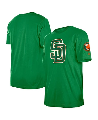 New Era Men's Kelly Green San Diego Padres St. Patrick's Day Shamrock Fill T-Shirt