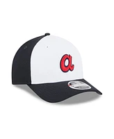 New Era Men's Navy/White Atlanta Braves 2025 Batting Practice 9FORTY M-Crown Adjustable Hat