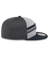 New Era Men's Gray/Navy Detroit Tigers 2025 Batting Practice 59FIFTY Fitted Hat