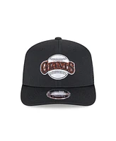 New Era Men's /Black San Francisco Giants 2025 Batting Practice 9SEVENTY Stretch-Snap Trucker Hat