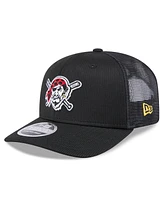 New Era Men's Black Pittsburgh Pirates 2025 Spring Training 9SEVENTY Stretch-Snap Hat