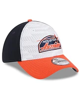 New Era Men's Navy/Orange Houston Astros 2025 Mlb Clubhouse 39THIRTY Flex Hat