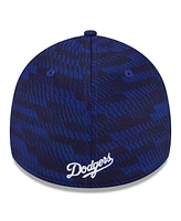 New Era Men's Royal Los Angeles Dodgers 2025 Mlb Clubhouse 39THIRTY Flex Hat