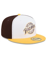 New Era Men's Brown/Gold San Diego Padres 2025 Mlb Clubhouse 59FIFTY Fitted Hat