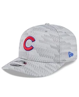 New Era Men's Gray Chicago Cubs 2025 Mlb Clubhouse 9SEVENTY Stretch-Snap Hat