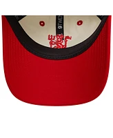 New Era Men's Tan Manchester United Contrast Visor 9TWENTY Adjustable Hat