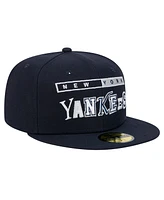 New Era Men's Navy York Yankees Ransom 59FIFTY Fitted Hat