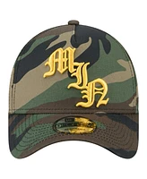 New Era Men's Camo Minnesota Vikings Mystic Camo A-Frame 9FORTY Adjustable Hat