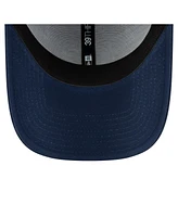 New Era Men's Navy La Clippers Logo 39THIRTY Flex Hat