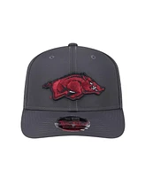 New Era Men's Charcoal Arkansas Razorbacks 9SEVENTY Stretch-Snap Hat