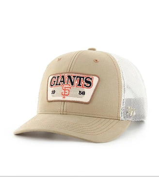 '47 Brand Men's Khaki San Francisco Giants Ridgewood Trucker Adjustable Hats