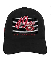 Outerstuff Big Boys and Girls Black San Francisco 49ers Retro Wooly Adjustable Hat