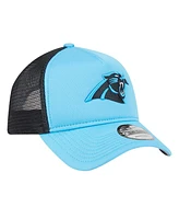 New Era Big Boys and Girls Blue Carolina Panthers A-Frame 9FORTY Trucker Adjustable Hat