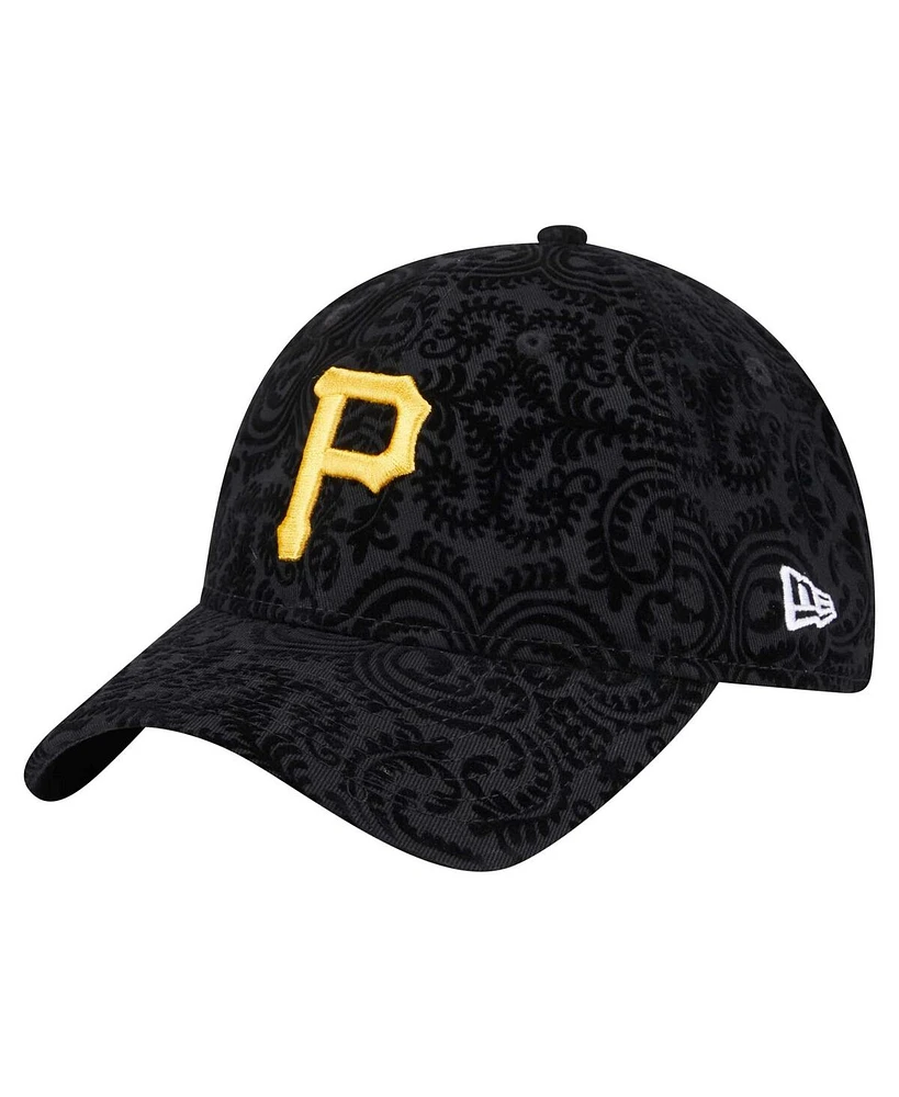 New Era Women's Black Pittsburgh Pirates Flair 9TWENTY Adjustable Hat