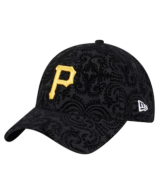 New Era Women's Black Pittsburgh Pirates Flair 9TWENTY Adjustable Hat