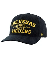 '47 Brand Men's Black Las Vegas Raiders Letterman Hitch Adjustable Hat