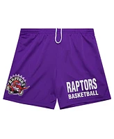 Mitchell & Ness Men's Purple Toronto Raptors Hardwood Classics Gameday Mesh Shorts