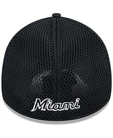 New Era Men's Miami Marlins Neo 39THIRTY Flex Hat