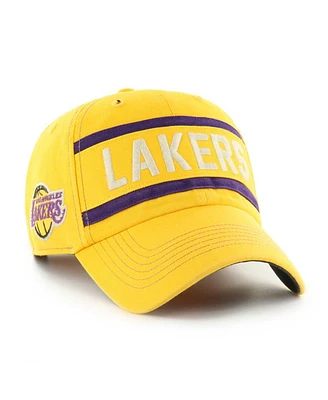 '47 Brand Men's Gold Los Angeles Lakers Quick Snap Clean Up Adjustable Hat