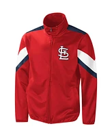 G-iii Sports by Carl Banks Men's Red St. Louis Cardinals Earned Run Full-Zip Jacket