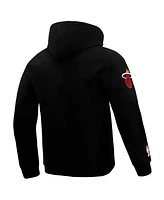 Pro Standard Men's Jimmy Butler Black Miami Heat Player Yearbook Pullover Hoodie