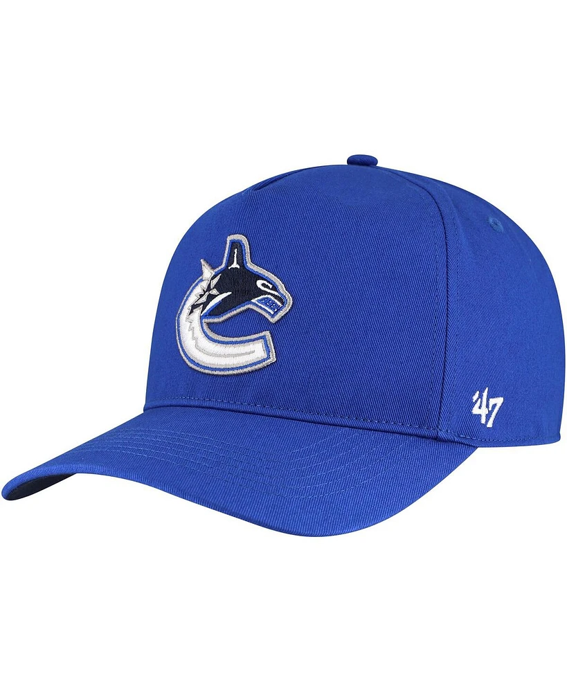 '47 Brand Men's Blue Vancouver Canucks Primary Hitch Adjustable Hat