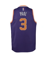 Nike Big Boys and Girls Chris Paul Purple Phoenix Suns 2021/22 Diamond Swingman Jersey - Icon Edition
