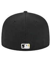 New Era Men's Black Pittsburgh Pirates 2025 Spring Training 59FIFTY Fitted Hat