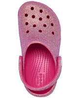 Crocs Toddler Girls Classic Glitter Clogs from Finish Line