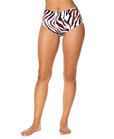 Anne Cole Women's High-Waist Shirred Bikini Bottoms