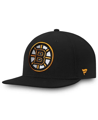 Fanatics Men's Black Boston Bruins Core Fitted Hat