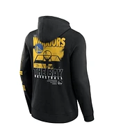 Fanatics Men's Black Golden State Warriors Game Time Crossover Pullover Hoodie