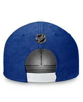 Fanatics Men's Blue/White Tampa Bay Lightning Authentic Pro Rink Snapback Hat