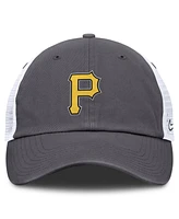 Nike Men's Gray Pittsburgh Pirates Adjustable Trucker Hat