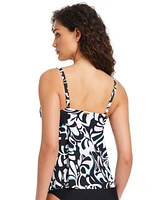 Beyond Control Women's Opposites Attract Tankini Swim Top