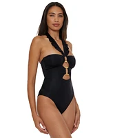 Soluna Women's Buckle-Up Convertible One-Piece Swimsuit