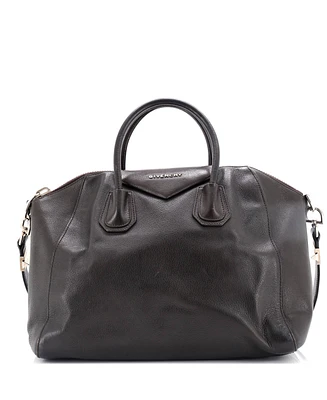 Pre-Owned Givenchy Large Antigona Bag Glazed Leather