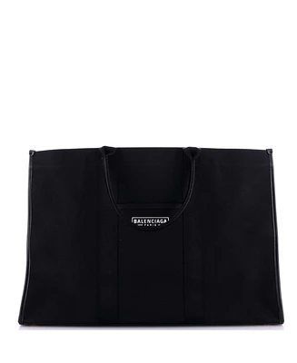 Pre-Owned Balenciaga Large Hardware Tote Canvas