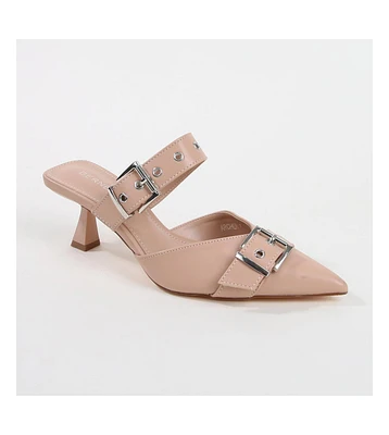 Archer Double Buckle Mule Heel