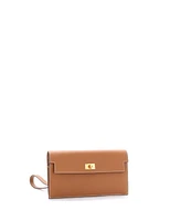 Pre-Owned Hermes Long Kelly Pocket Wallet Madame