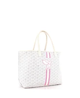 Pre-Owned Goyard Pm Saint Louis Tote Printed Coated Canvas
