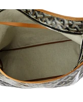 Pre-Owned Goyard Boheme Hobo Coated Canvas