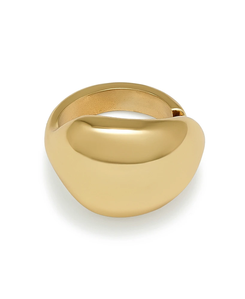 Robert Lee Morris Soho Leaf Dome Cocktail Ring