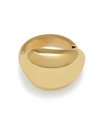 Robert Lee Morris Soho Leaf Dome Cocktail Ring