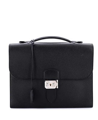 Pre-Owned Hermes 27 Sac a Depeches Bag Epsom