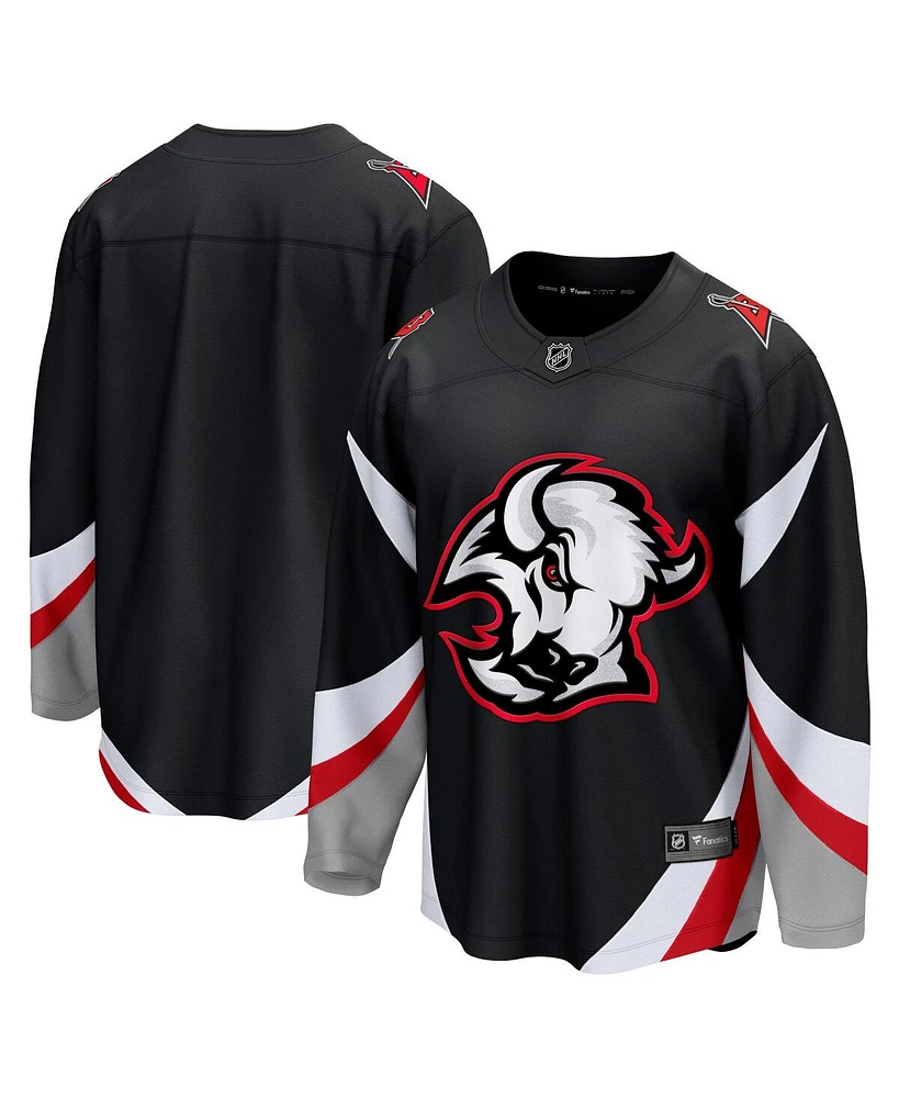 Fanatics Men's Black Buffalo Sabres Alternate Premier Breakaway Blank Jersey