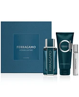 Salvatore Ferragamo Men's 3-Pc. Ferragamo Intense Leather Eau de Parfum Gift Set