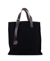 Pre-Owned Hermes Etriviere Shopping Tote Toile and Leather