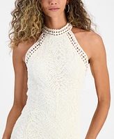 Guess Women's New Liza High-Neck Sleeveless Dress