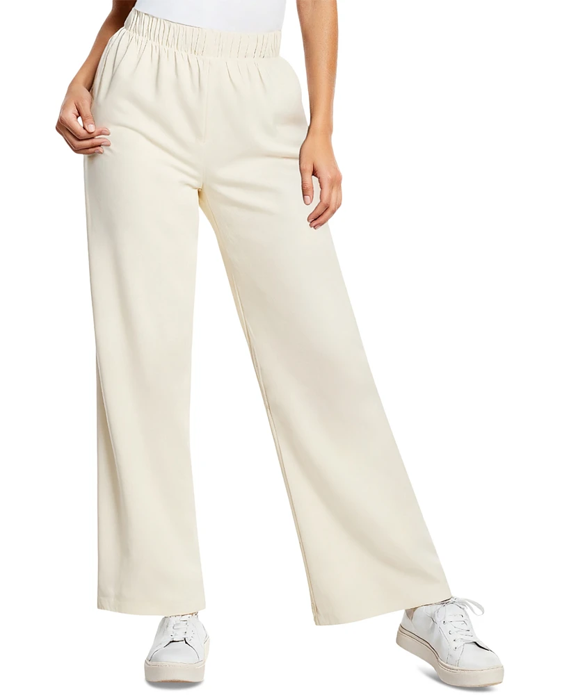 Three Dots Women's Bao High-Rise Wide-Leg Pants
